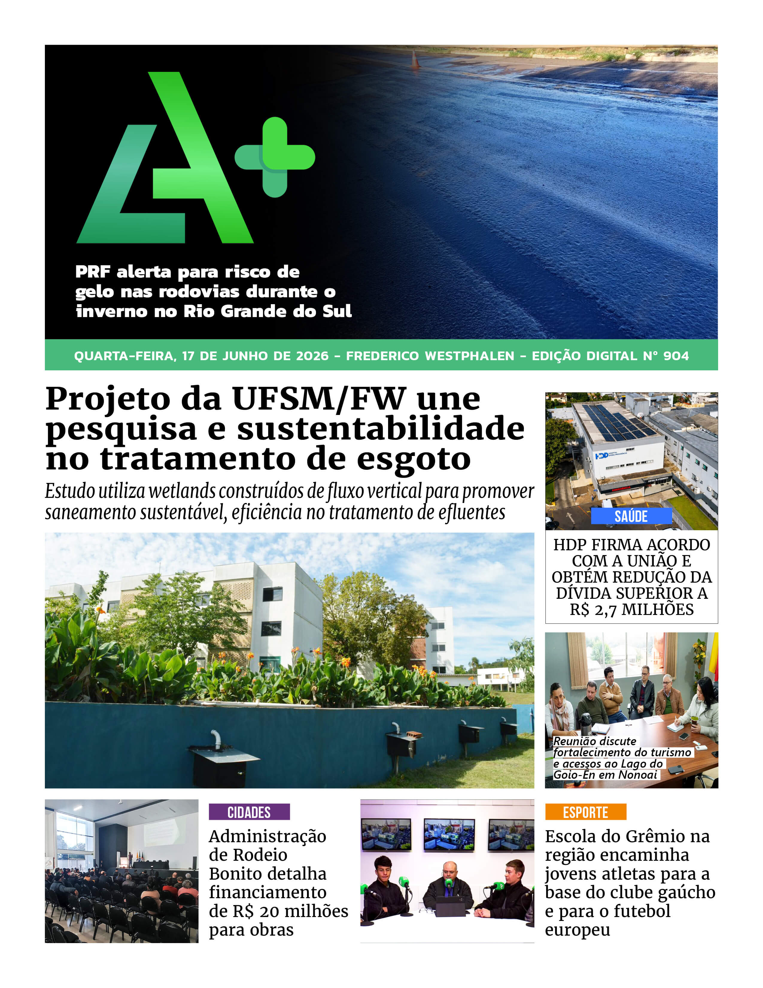 Capa LA+ Edição 904 – quarta-feira, 17 de junho de 2026