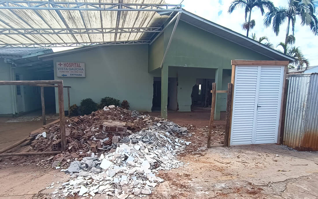 Capa Vista Gaúcha inicia ampliação histórica do Hospital Municipal