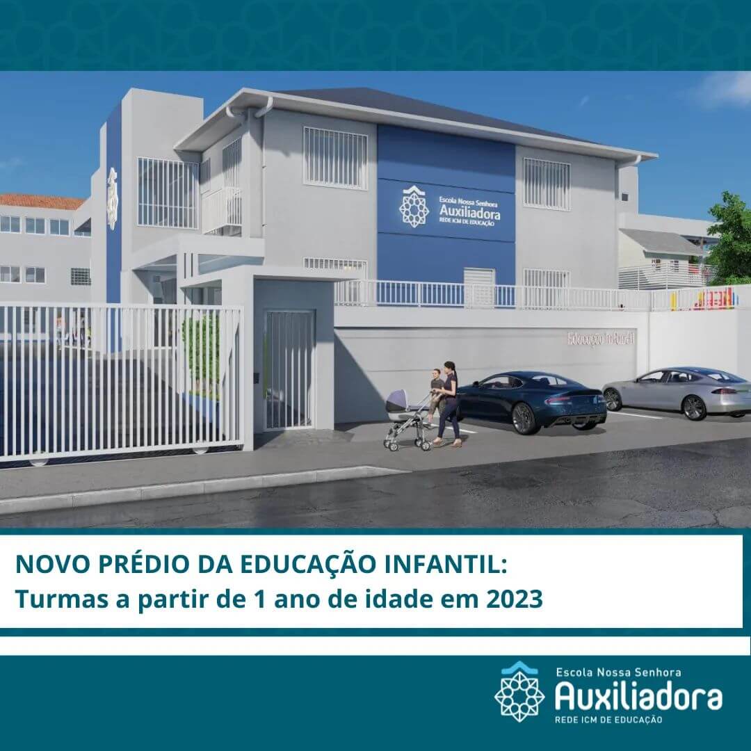 Capa Escola Auxiliadora: Novo prédio da educação infantil recebe visita 20°CRE