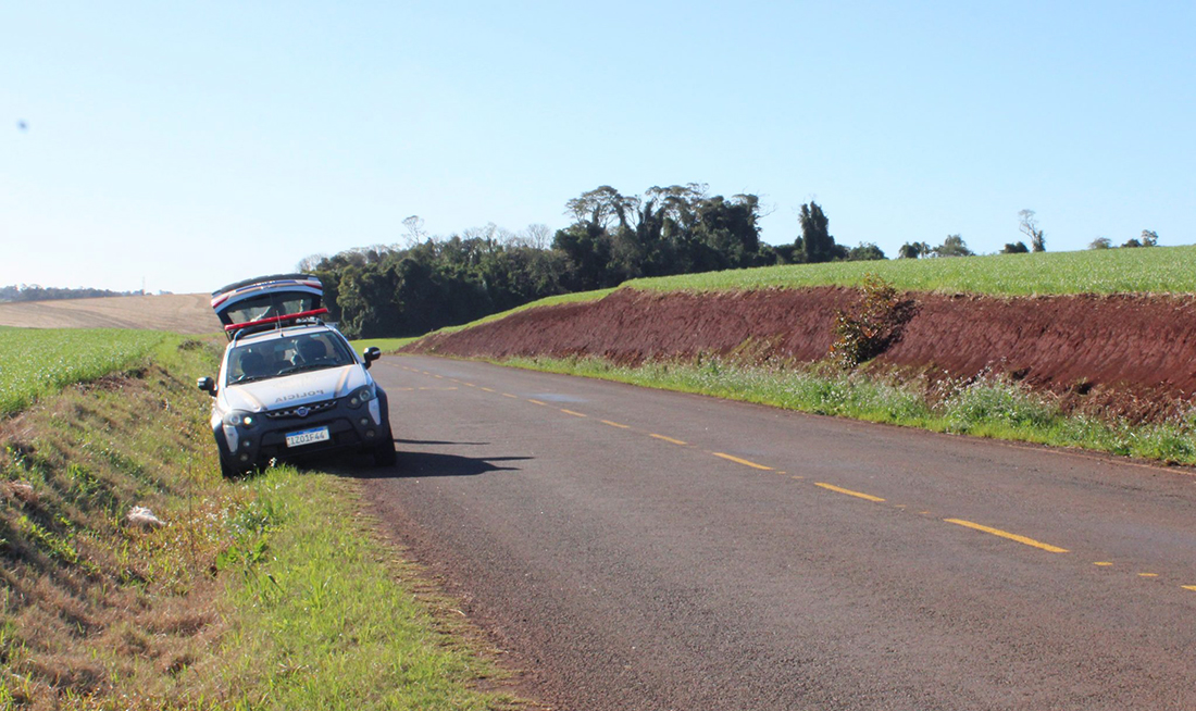 Capa Motociclista fica ferida após atropelar cachorro em estrada entre Humaitá e Sede Nova