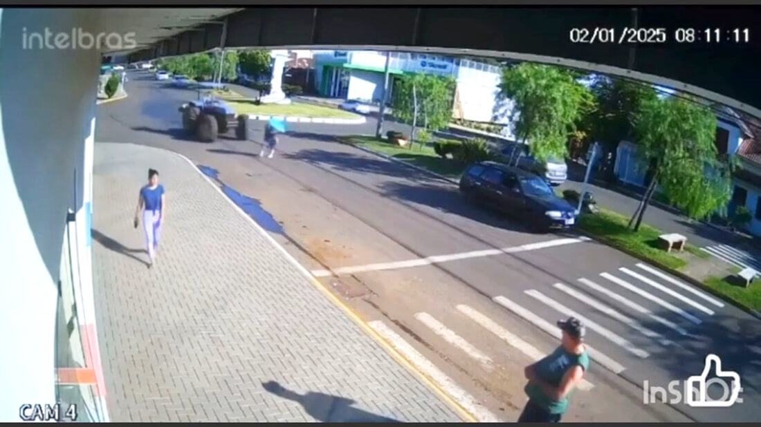 Capa Mulher é atropelada por trator da prefeitura no Noroeste do Estado