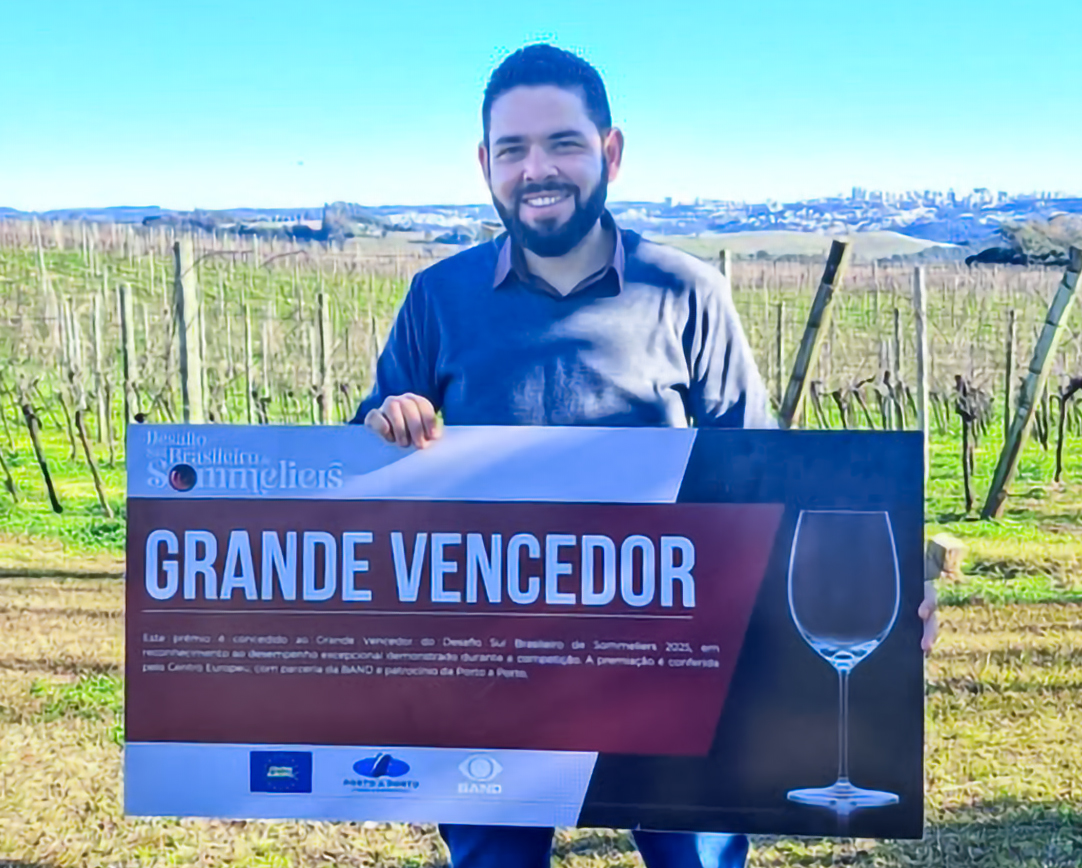 Capa Sommelier de Frederico Westphalen conquista o Desafio Sul-Americano de Sommeliers