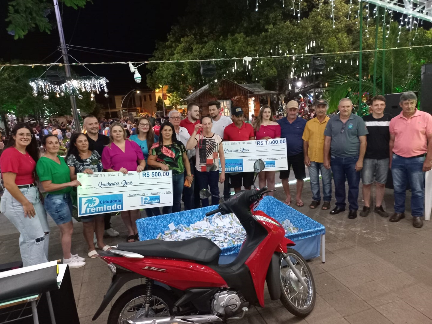 Capa Cidadania Premiada contempla 14 contribuintes de Palmitinho