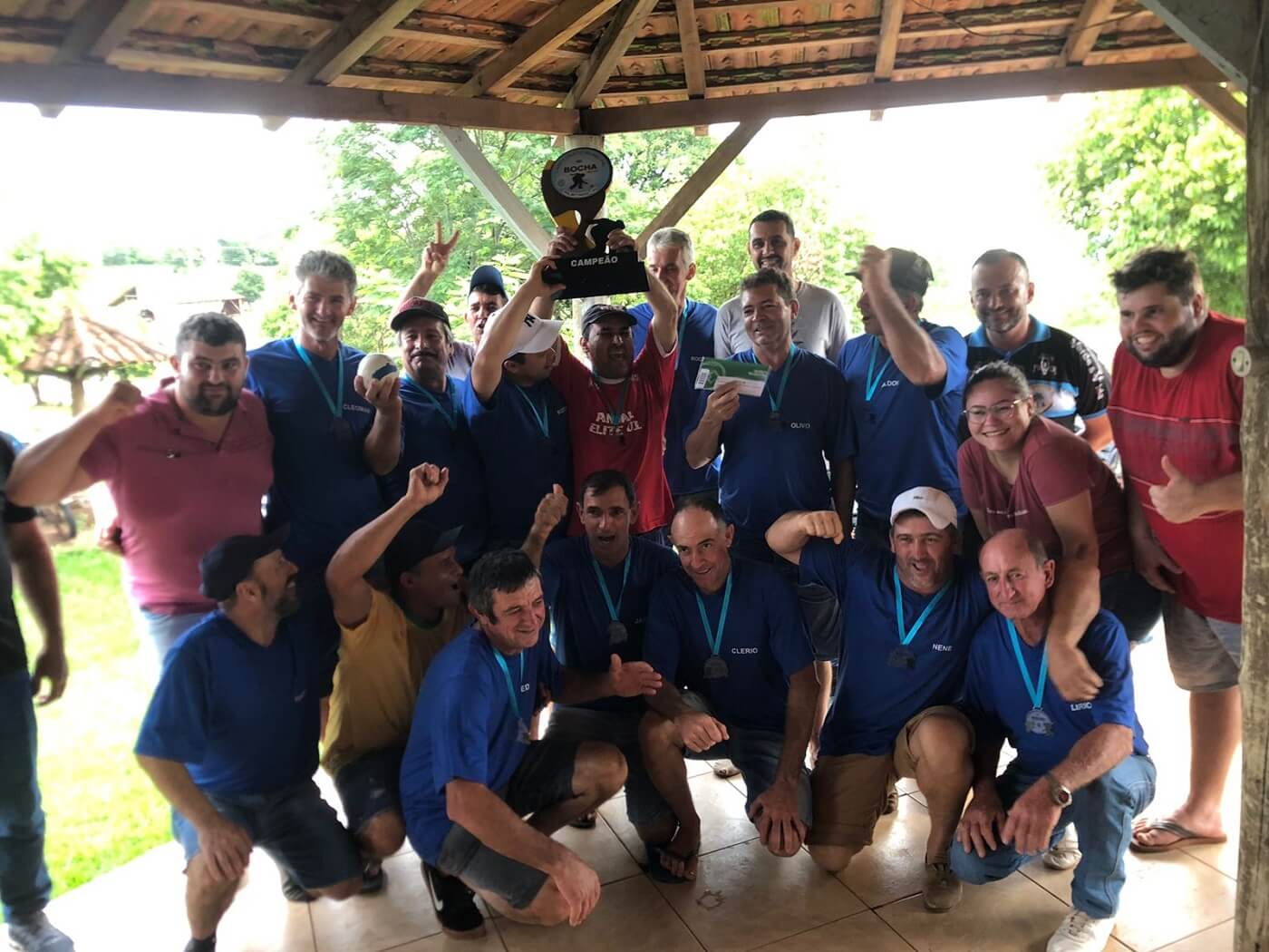 Capa Definido Campeão do Municipal de Bochas em Palmitinho
