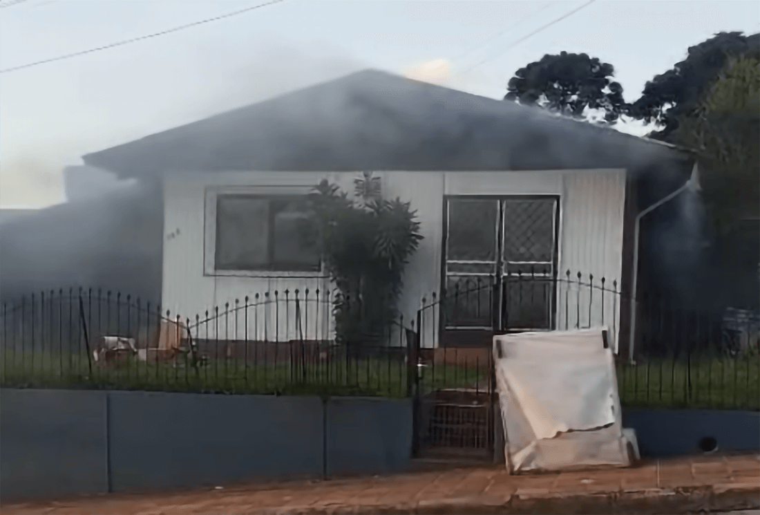 Capa Princípio de incêndio atinge residência em Palmeira das Missões