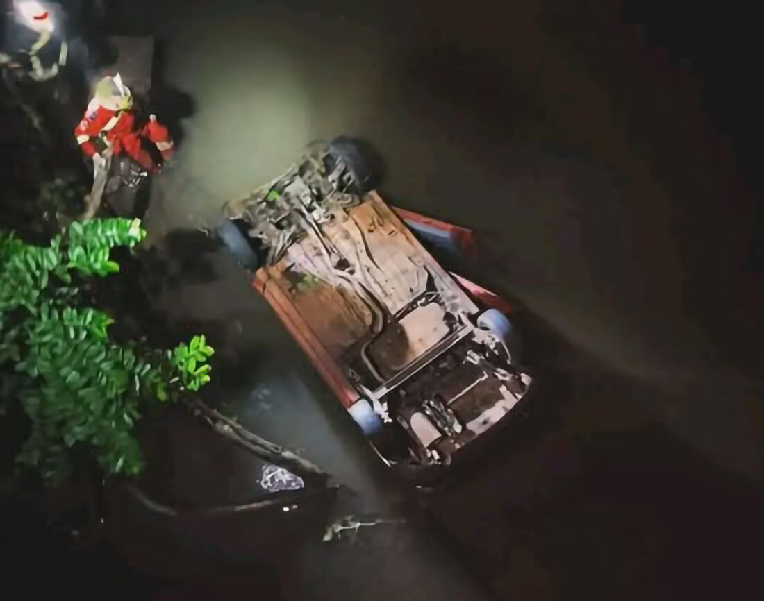Capa Primos morrem após veículo cair de ponte na RS-239