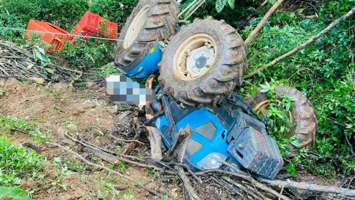 Capa Acidente com trator agrícola causa morte de mulher no Oeste de Santa Catarina