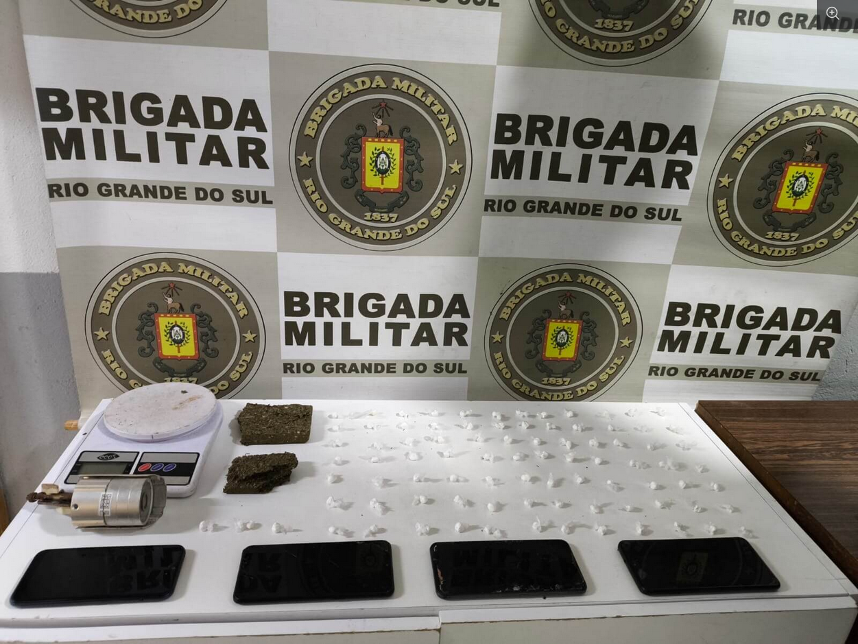 Capa Perseguição termina com prisão por tráfico e apreensão de drogas em Ronda Alta