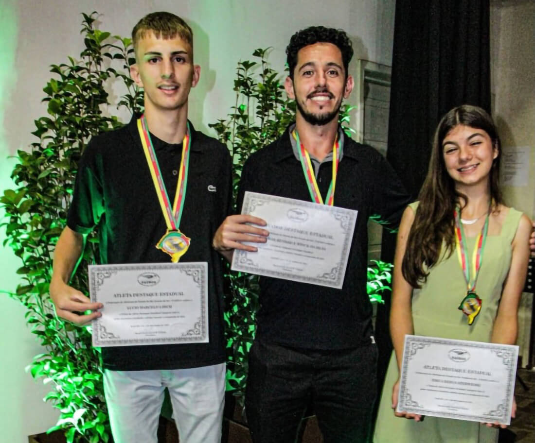 Capa Palmitinhense Lúcio Marcelo Losch é eleito atleta destaque Sub-18 do Rio Grande do Sul