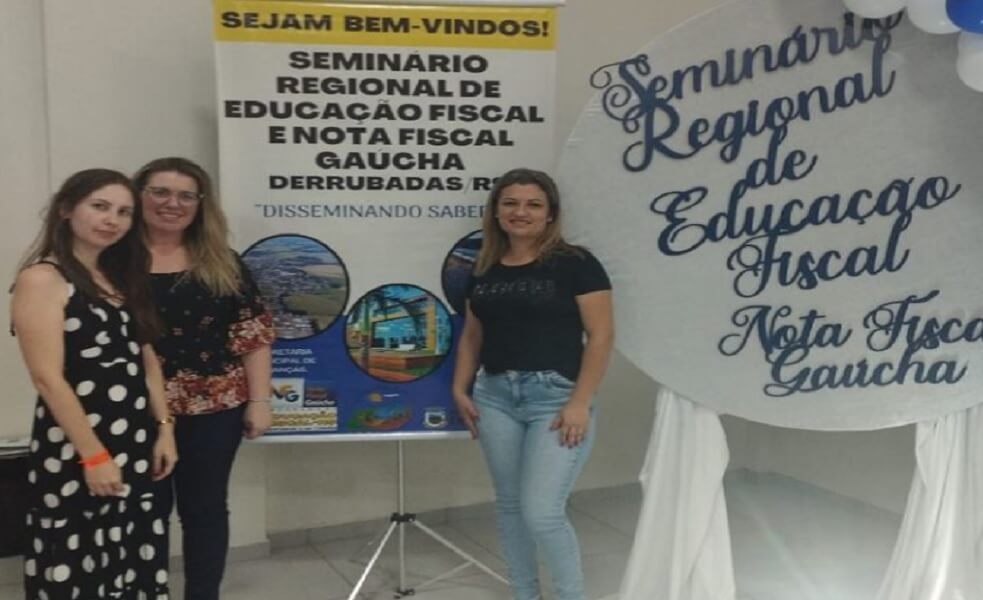 Capa Seberi: servidores participam de evento de Educação Fiscal em Derrubadas