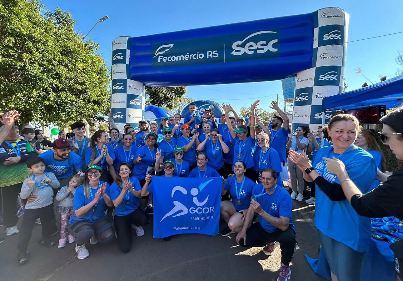 Capa Palmitinho conquista troféu de maior equipe na Rústica pela Saúde em Frederico Westphalen