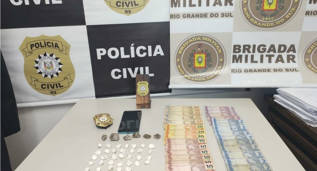 Capa Santo Augusto: homem é preso por tráfico de drogas