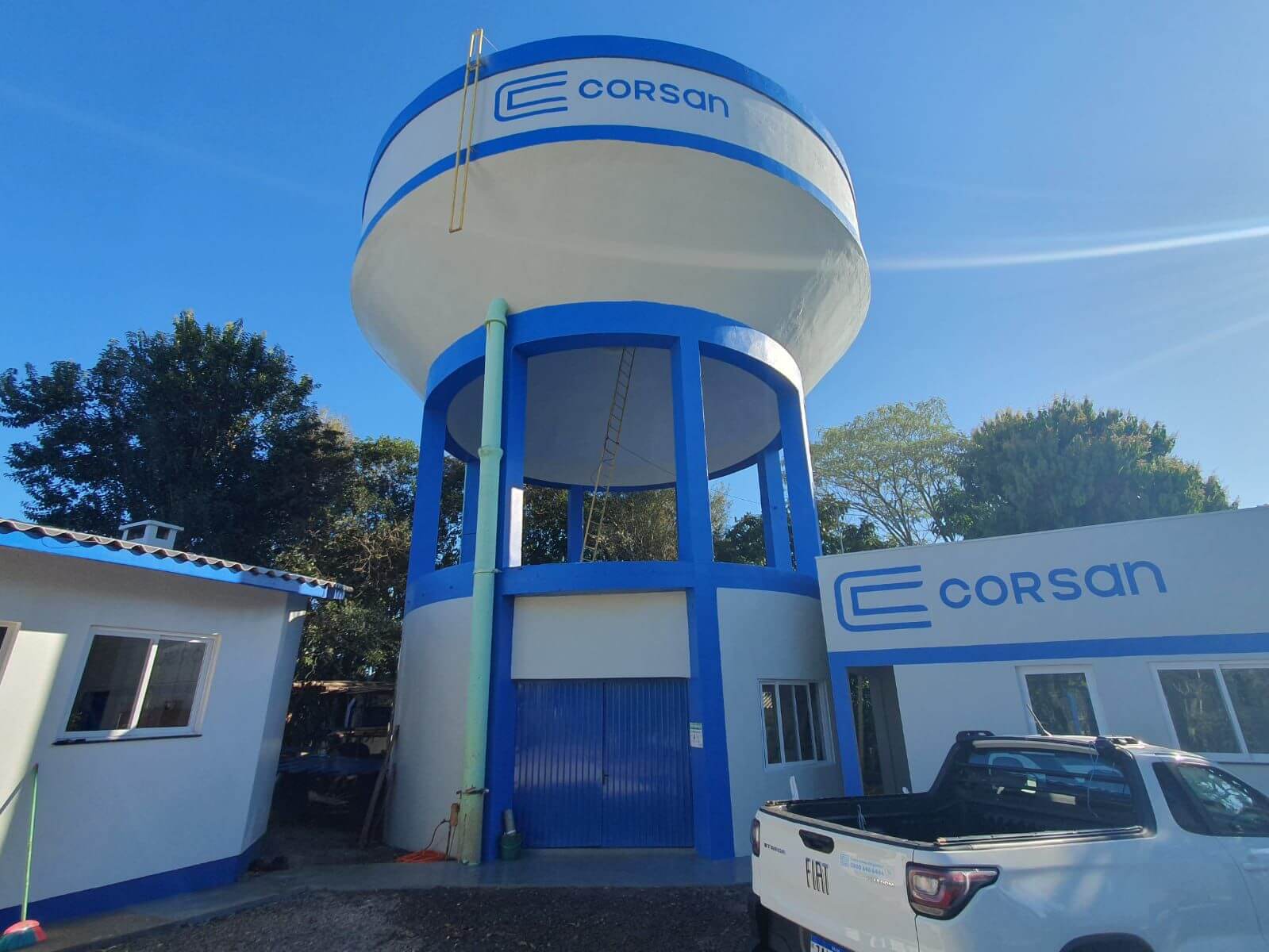 Capa Reservatório da Corsan por passa manutenção em Nonoai