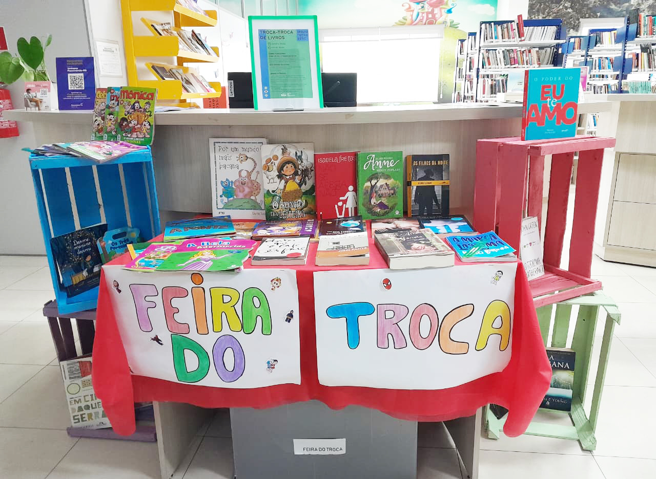 Capa Feira de Troca de Livros segue até a próxima sexta-feira no Sesc Frederico Westphalen