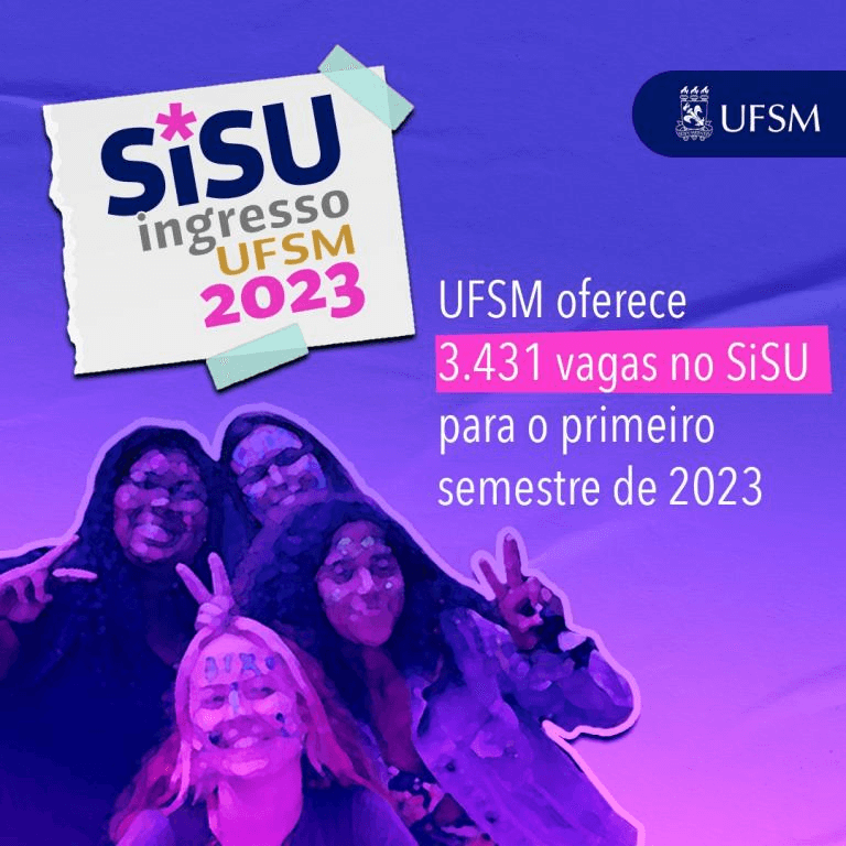 Capa UFSM oferece 3.431 vagas no SiSU para o primeiro semestre de 2023