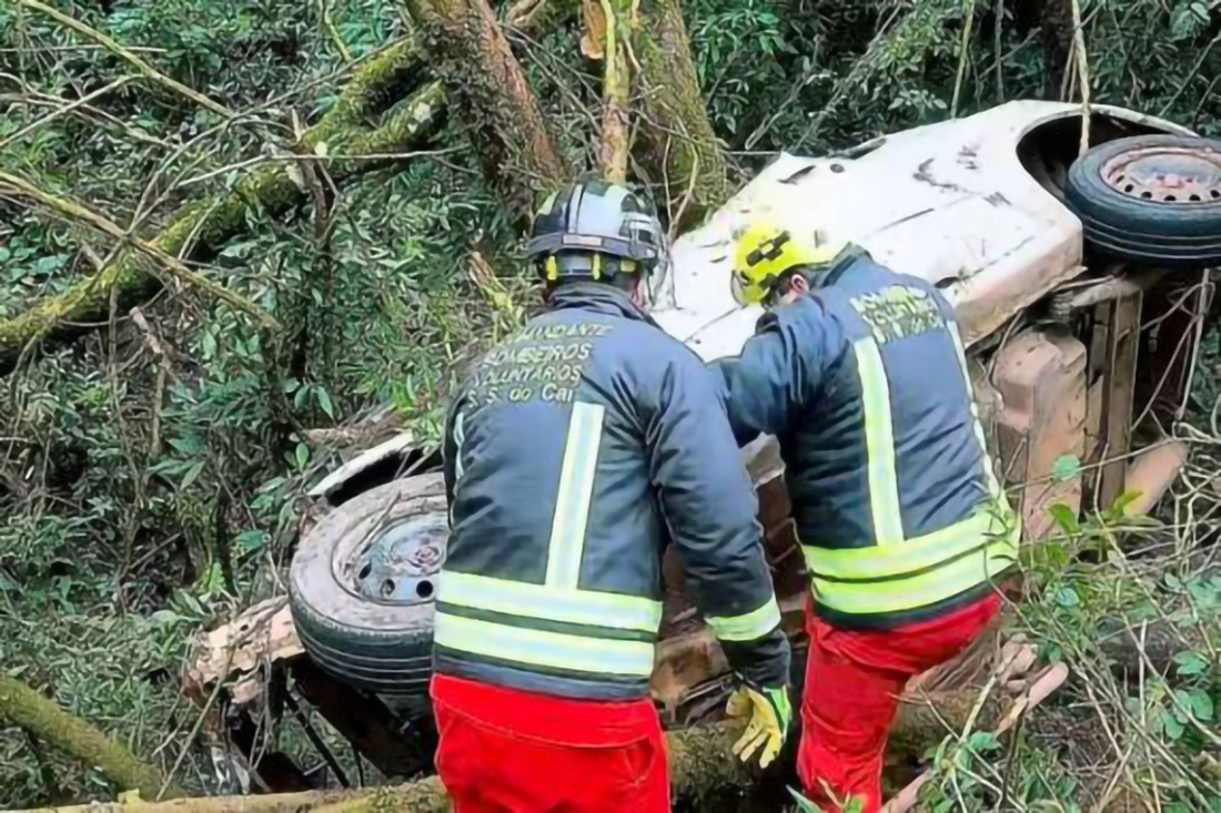 Capa Homem morre em acidente na RS-124 entre São Sebastião do Caí e Harmonia
