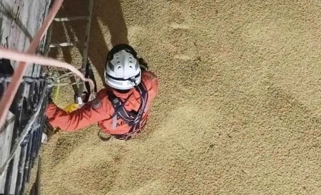 Capa Homem morre soterrado em armazém de grãos em Cruz Alta