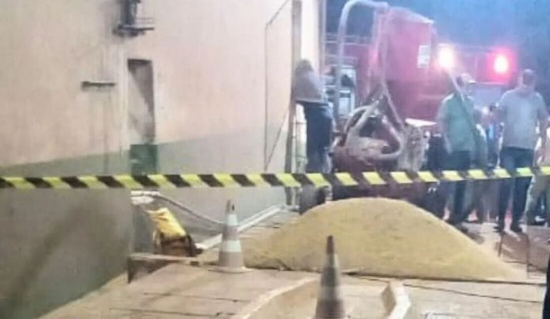 Capa Dois homens morrem após soterramento em silo de grãos em Mato Queimado