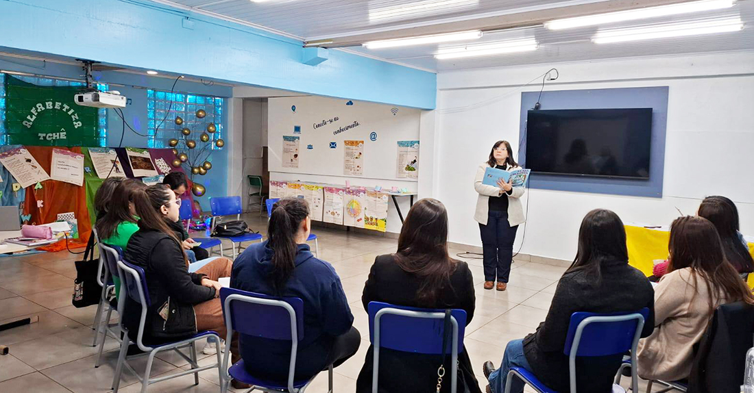 Capa Caiçara inicia formação de professores para o Programa Alfabetiza Tchê