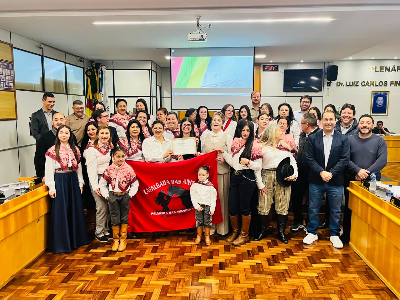 Capa Cavalgada das Anitas recebe Voto de Louvor na Câmara de Palmeira das Missões