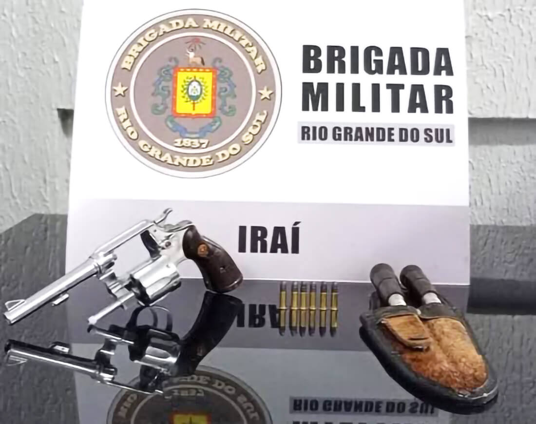 Capa Homem de 60 anos é preso em Iraí por porte ilegal de arma de fogo