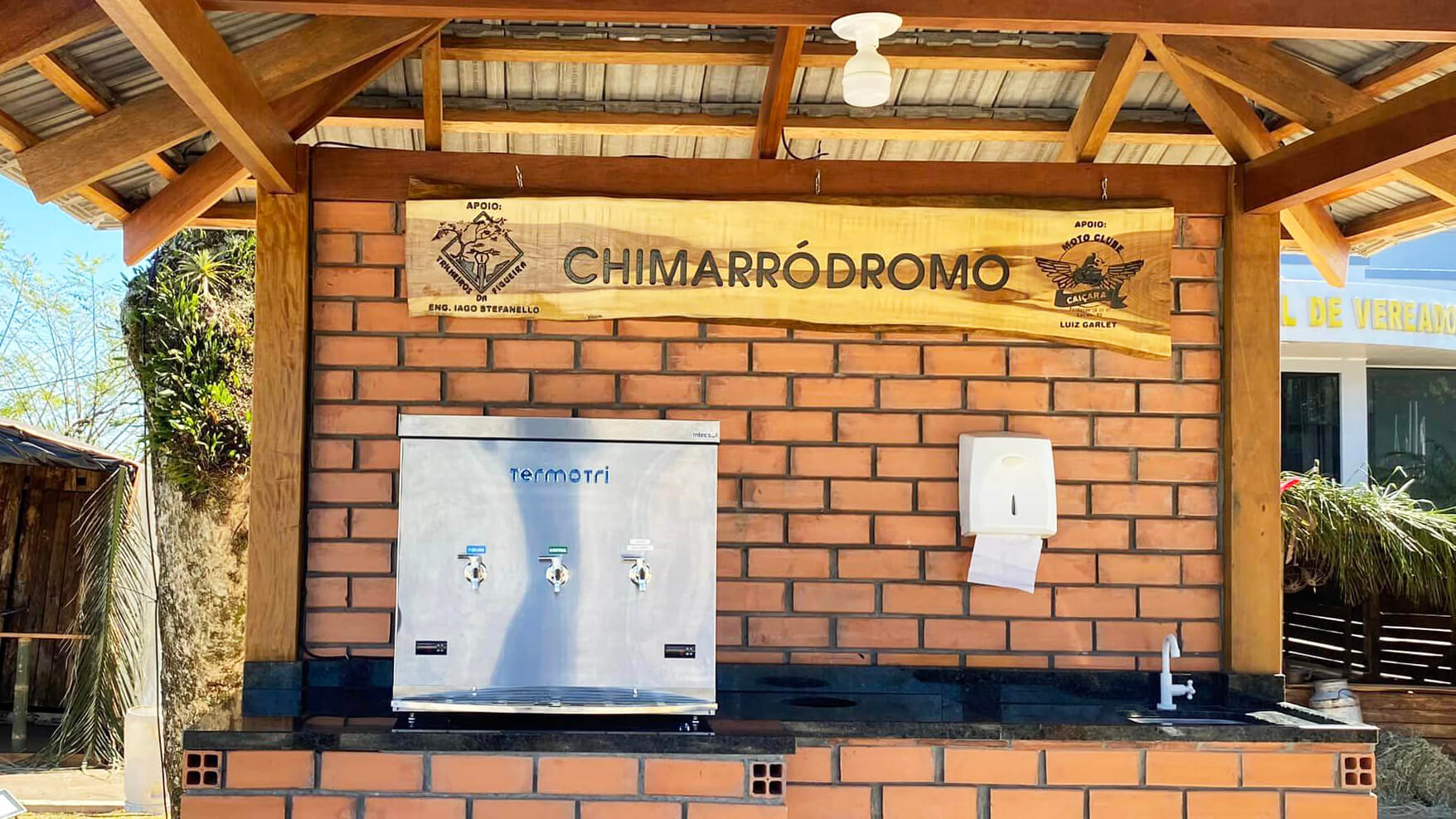 Capa Chimarródromo é oficialmente inaugurado em Caiçara