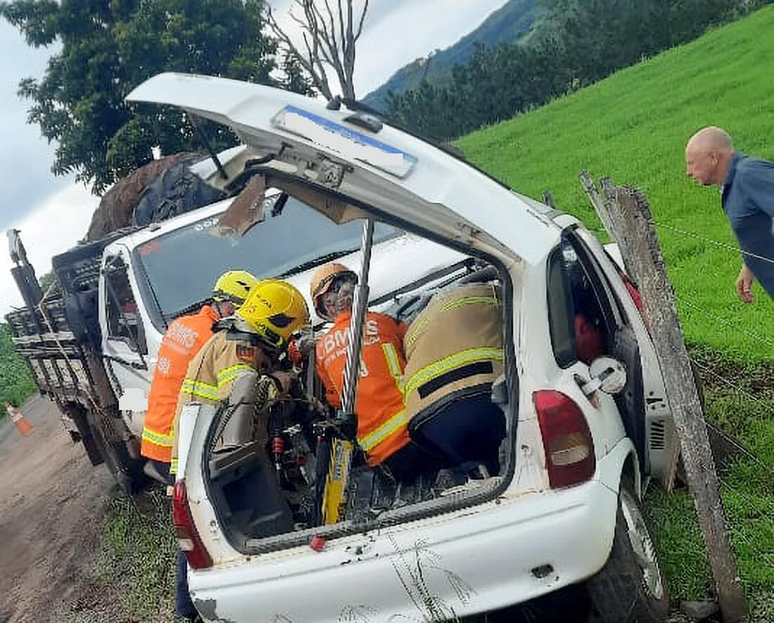 Capa Acidente deixa uma pessoa morta e outra gravemente ferida em Horizontina