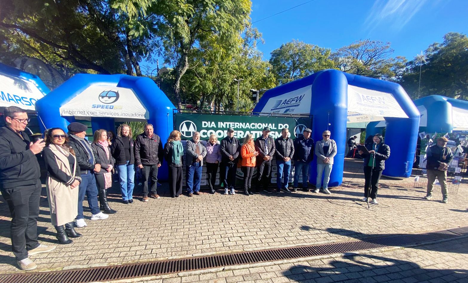 Capa Dia Internacional do Cooperativismo é celebrado na Praça da Matriz de Frederico Westphalen