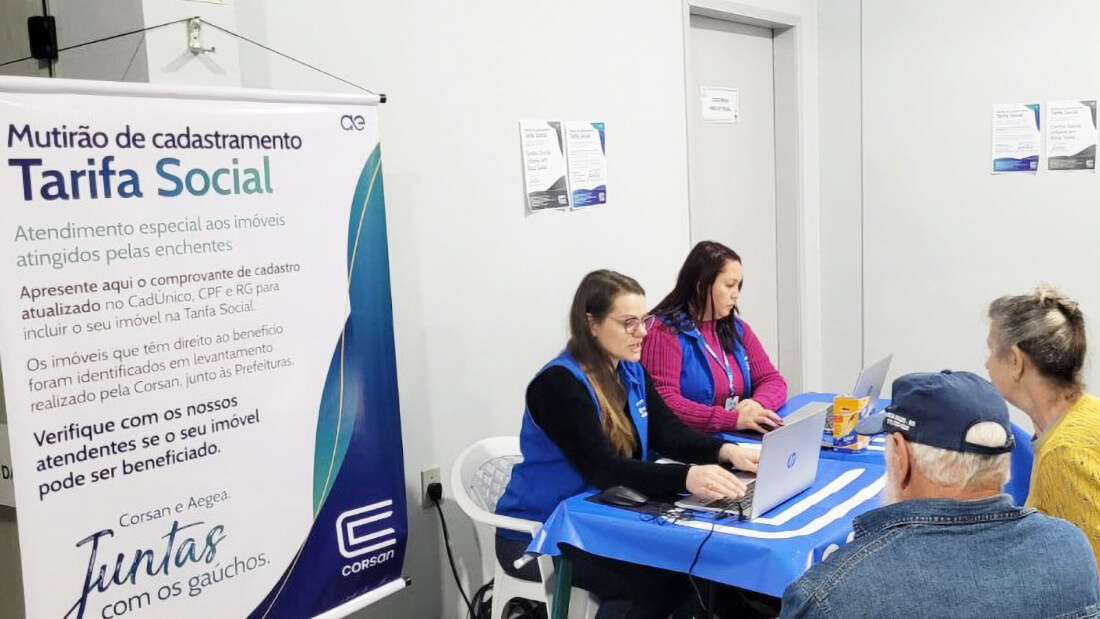 Capa Corsan e prefeituras cadastram famílias na Tarifa Social na sexta-feira