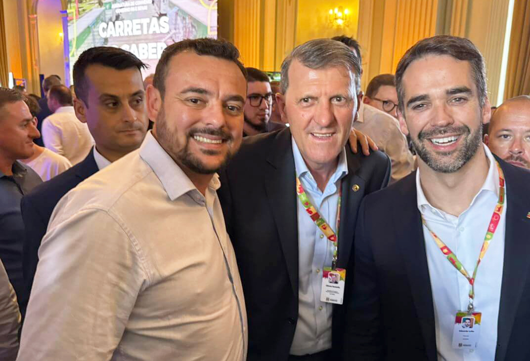 Capa Prefeito de Erval Seco participa de evento em Porto Alegre sobre qualificação profissional
