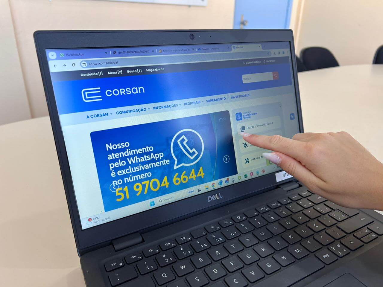 Capa Clientes da Corsan podem acessar segunda via da conta de água pelos canais digitais