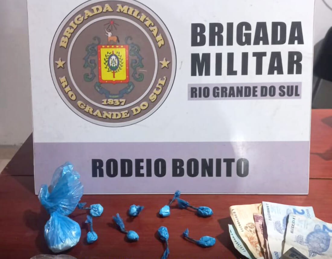 Capa Homem é preso por tráfico de drogas em Rodeio Bonito