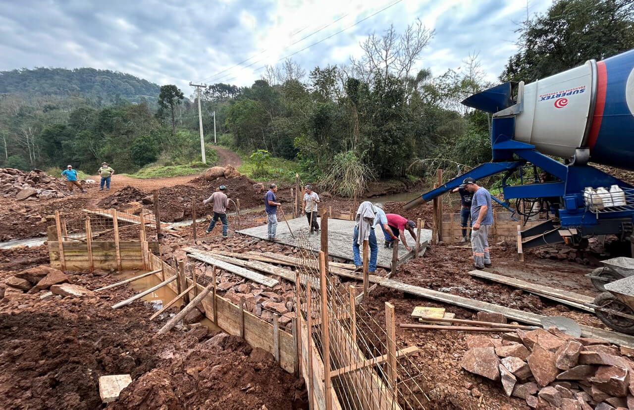 Capa Passagem Molhada está em fase final de construção em Seberi