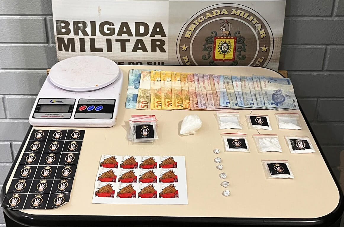 Capa Dois homens são presos por tráfico de drogas em Barra do Guarita