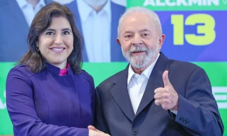 Capa Em jantar promovido pelo MDB, Alckmin garante que Simone Tebet será ministra