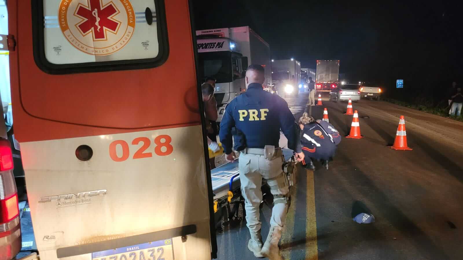 Capa Seberi: homem é atropelado na BR-386