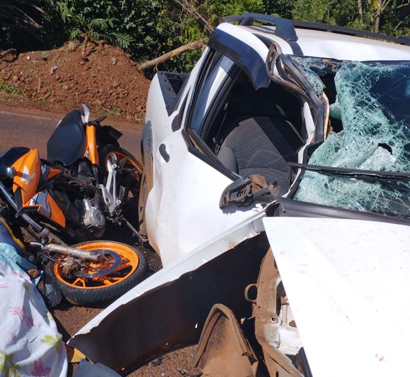 Capa Colisão com vítima fatal na ERS 585