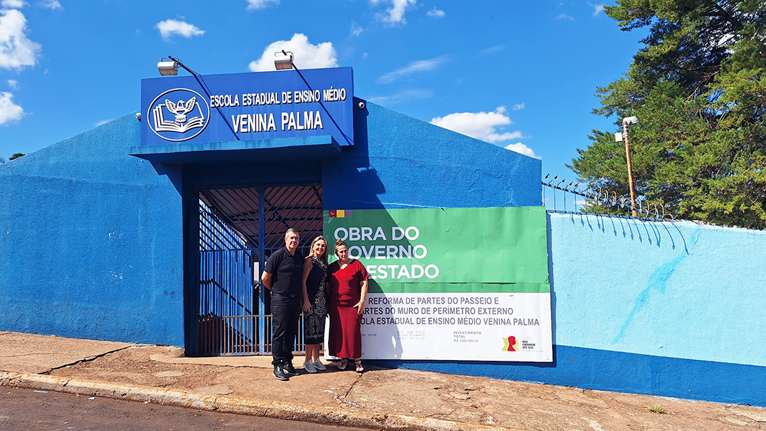 Capa Escola Estadual Venina Palma inicia reforma para reforçar segurança em Palmeira das Missões