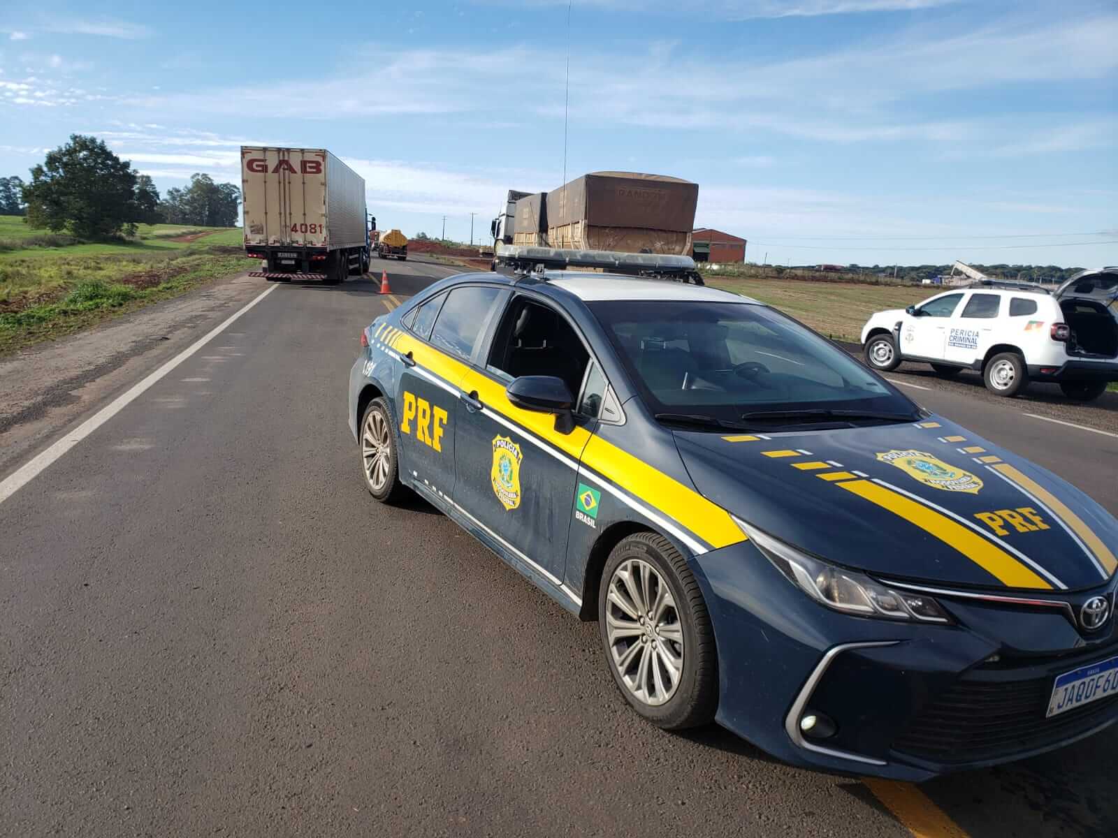 Capa PRF atende acidente com um óbito em Carazinho