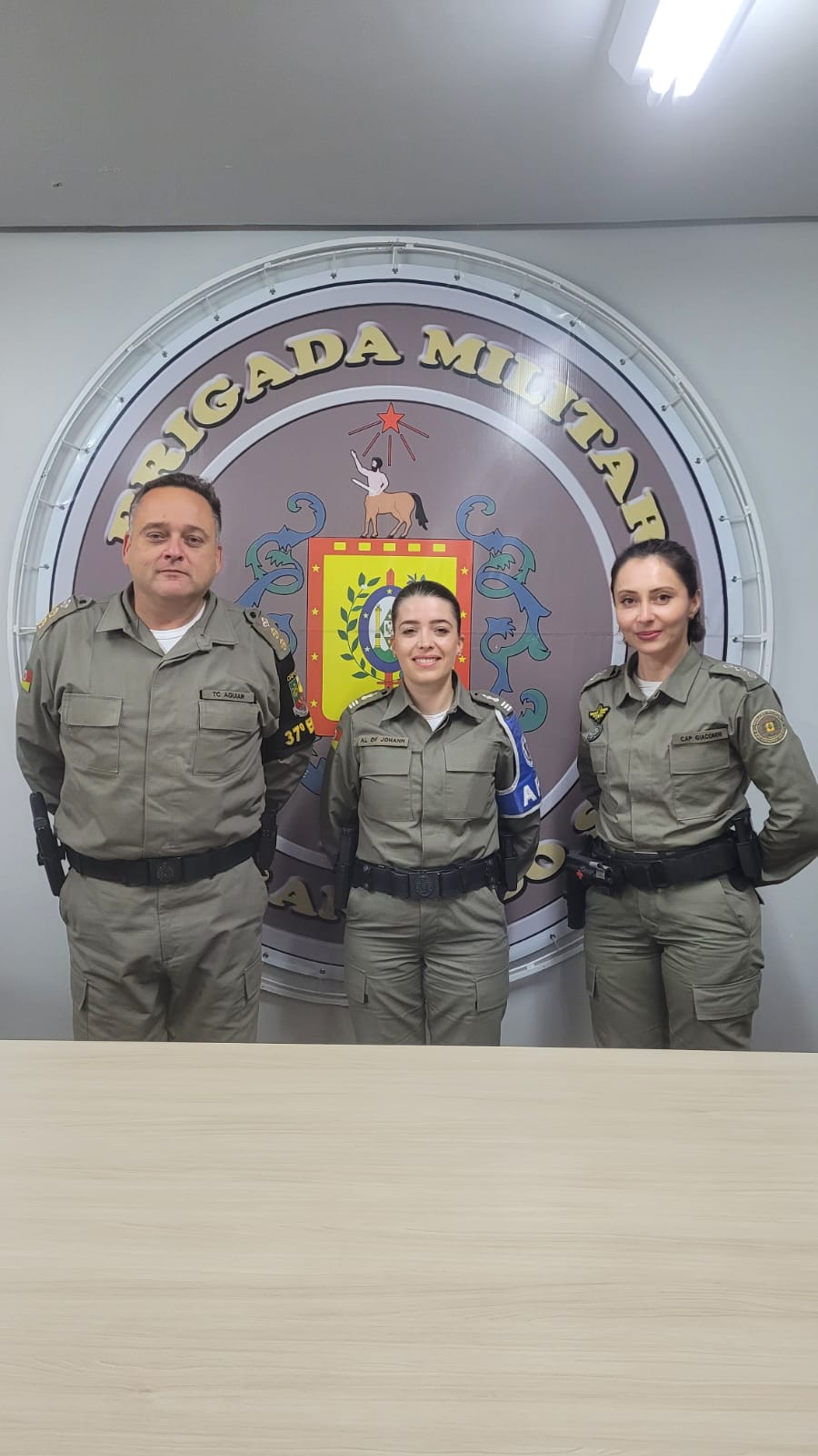 Capa Brigada Militar de Frederico Westphalen recebe Aluna Oficial