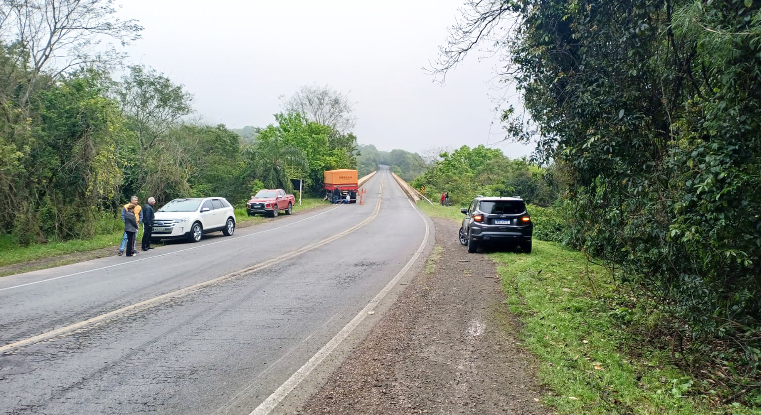 Capa Trânsito é liberado em meia pista na BR-386 após acidente em Iraí