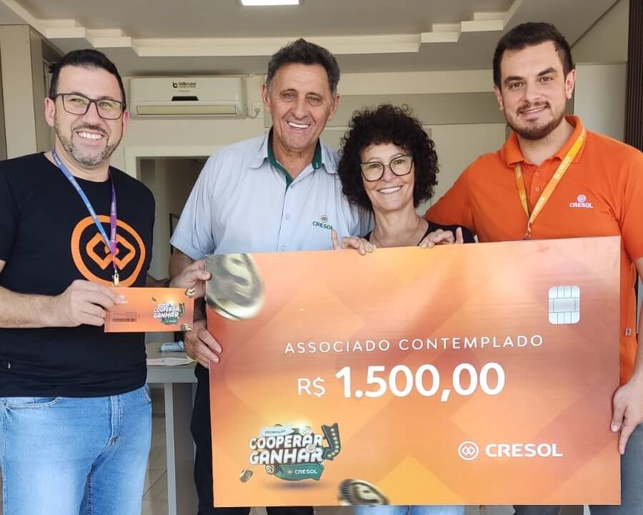 Capa Novos ganhadores da campanha Cooperar é Ganhar são conhecidos