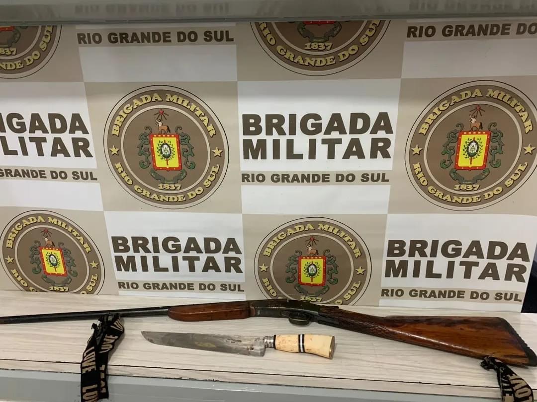 Capa Brigada Militar prende homem em Santo Augusto