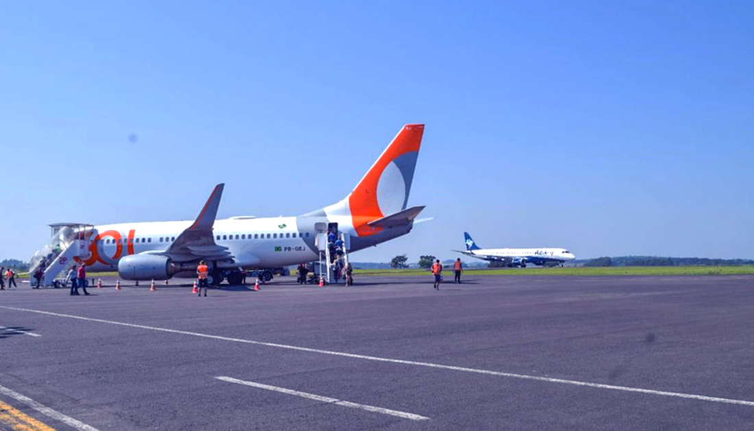 Capa Aeroporto de Chapecó: novos voos estão previstos para o segundo semestre