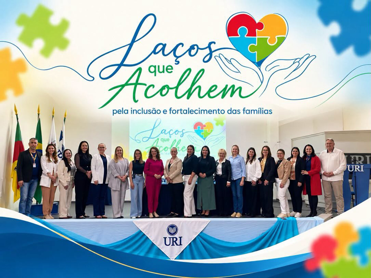 Capa URI/FW sedia encontro do projeto "Laços que Acolhem" com foco na inclusão de pessoas com TEA