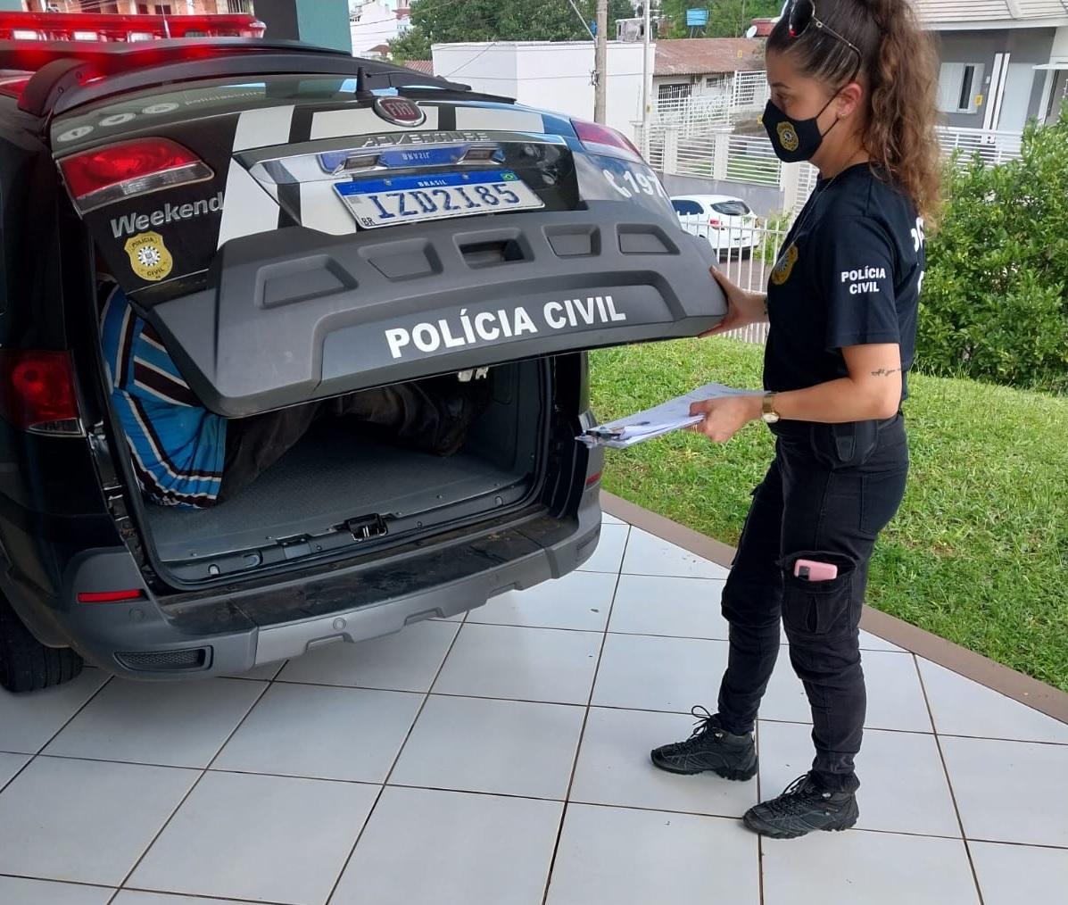 Capa Polícia Civil realizou a prisão no centro de Frederico Westphalen