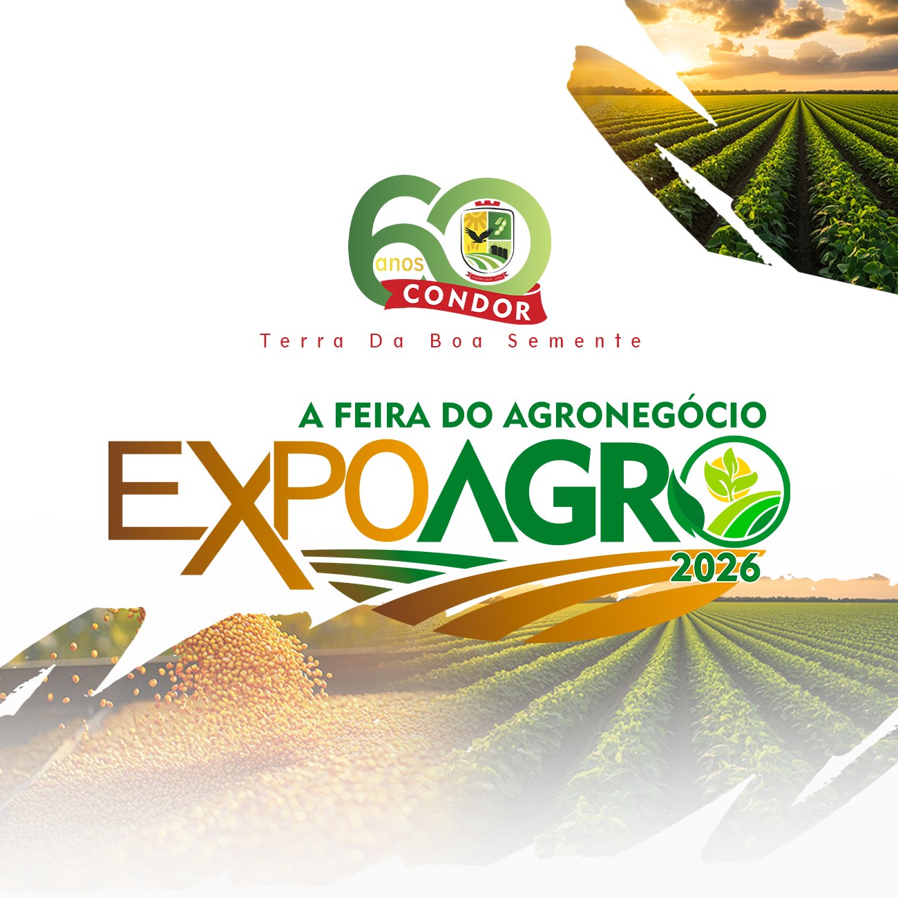 Capa Expo Agro 2026 inicia nesta sexta-feira com shows, feira multissetorial e programação gratuita em Condor