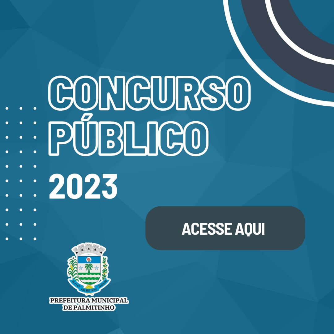 Capa Palmitinho: provas do Concurso Público ocorrem neste domingo, 12