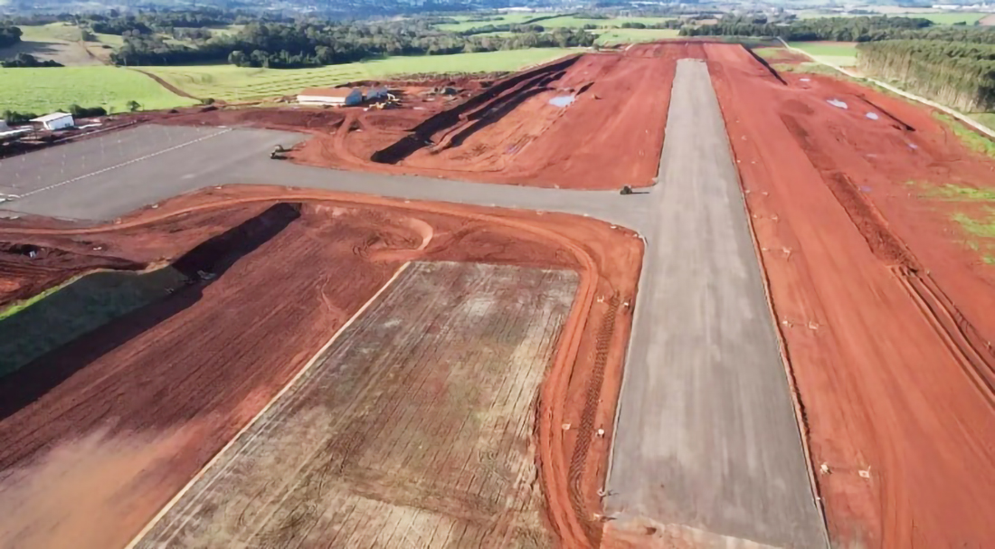 Capa Obras de ampliação do Aeroporto de Santa Rosa recebem aporte de R$ 9 milhões do Governo do Estado