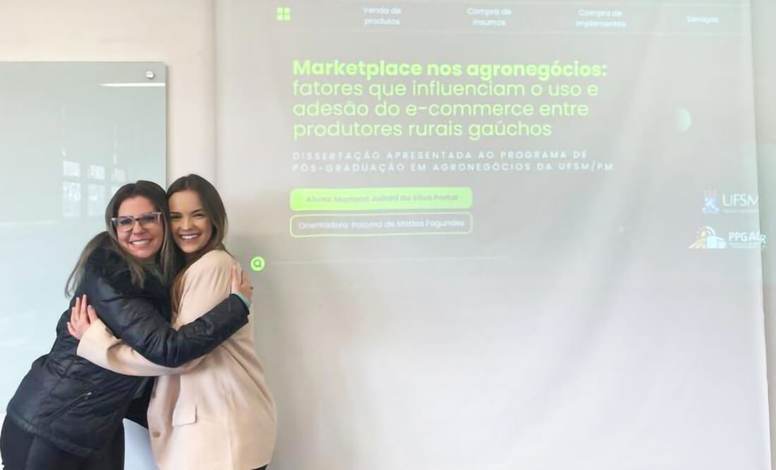 Capa Egressa da UFSM/FW vence prêmio nacional com dissertação sobre e-commerce no agronegócio